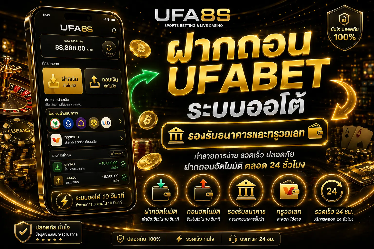 ฝากถอน UFABET
